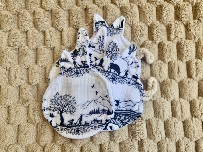 Pack 4 lingettes lapins